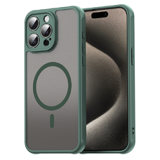 Techsuit - HaloFrost II MagSafe - iPhone 15 Pro - Zöld tok