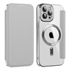 Techsuit - SmartMag Könyv Tok - iPhone 12 Pro Max - Szürke tok - 0. kép