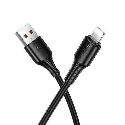 Hoco 2,4A 1 m X120 fekete Lightning USB kábel Hoco 2,4A 1 m X120 fekete Lightning USB kábel