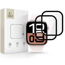 Tech-Protect Glass Flex+ hibrid üvegfólia 2 csomag Apple Watch 10 (42 mm) Fekete üvegfólia