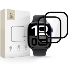 Tech-Protect Glass Flex+ 2-pack Apple Watch 10 (46 mm) Fekete üvegfólia