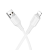 USB C - Lightning kábel Hoco PD 27W 1 m X120 fehér - 0. kép