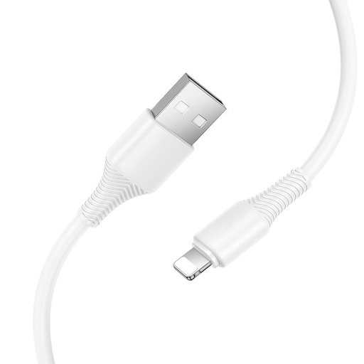 USB C - Lightning kábel Hoco PD 27W 1 m X120 fehér