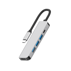 Setty HUB 5in1 HDMI USB-C 3xUSB HUC5W1-18 szürke
