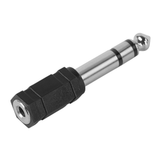 Setty adapter audio Jack 6,3 mm - Jack 3,5 mm AD-J-J-1 fekete