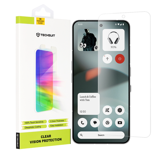 Techsuit - Tiszta Látás Üveg - Nothing Telefon (3) - Átlátszó üvegfólia