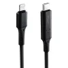 Apple MFI TYPE-C - LIGHTNING KÁBEL SPIGEN PB1901 POWERARC PD100W/2A 1M FEKETE (000CA26491) - 0. kép
