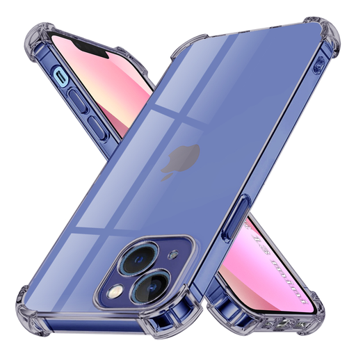 Techsuit - Ütésálló Átlátszó Szilikon - iPhone 13 mini - Füstfekete tok Techsuit - Ütésálló Átlátszó Szilikon - iPhone 13 mini - Füstfekete tok