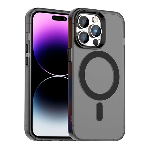 Techsuit - CandyCase MagSafe - iPhone 14 Pro - Fekete tok Techsuit - CandyCase MagSafe - iPhone 14 Pro - Fekete tok