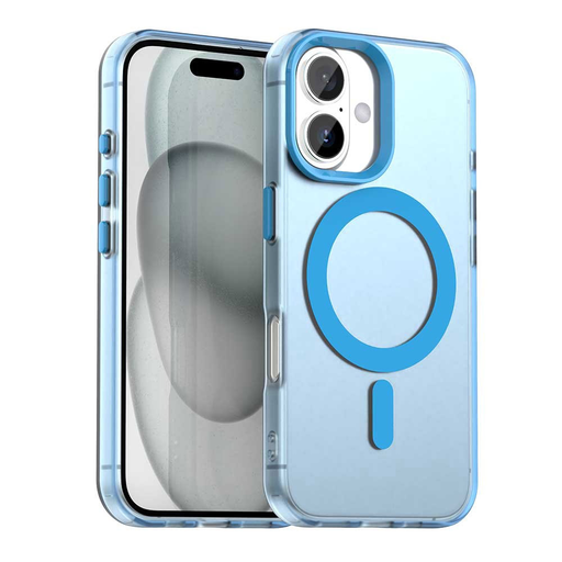 Techsuit - CandyCase MagSafe - iPhone 17 - Kék tok