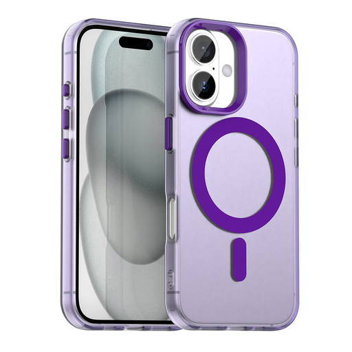 Techsuit - CandyCase MagSafe - iPhone 17 - Lila tok Techsuit - CandyCase MagSafe - iPhone 17 - Lila tok
