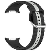 Techsuit - Óraszíj 22mm (W078) - Samsung Galaxy Watch8 40mm/Watch8 44mm/Watch8 Classic/Ultra 2 - Fekete / Szürke - 0. kép
