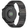 Techsuit - 20 mm-es óraszíj (W052) - Samsung Galaxy Watch 4/5/Active 2, Huawei Watch GT 3 (42 mm)/GT 3 Pro (43 mm) - Fekete - 1. kép