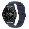 Techsuit - 20 mm-es óraszíj (W001) - Samsung Galaxy Watch 4/5/Active 2, Huawei Watch GT 3 (42mm)/GT 3 Pro (43mm) - Sötétkék - 1. kép