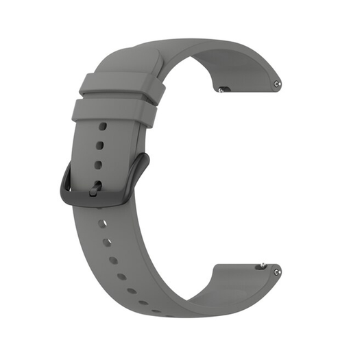 Techsuit - Óraszíj 20mm (W001) - Samsung Galaxy Watch 4/5/Active 2, Huawei Watch GT 3 (42mm)/GT 3 Pro (43mm) - Szürke