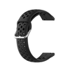 Techsuit - Óraszíj 22mm (W004) - Samsung Galaxy Watch (46mm)/Watch 3/Gear S3, Huawei Watch GT/GT 2/GT 3 (46mm) - Fekete - 0. kép