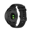 Techsuit - 20 mm-es óraszíj (W006) - Samsung Galaxy Watch 4/5/Active 2, Huawei Watch GT 3 (42 mm)/GT 3 Pro (43 mm) - Fekete - 2. kép