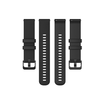 Techsuit - 20 mm-es óraszíj (W006) - Samsung Galaxy Watch 4/5/Active 2, Huawei Watch GT 3 (42 mm)/GT 3 Pro (43 mm) - Fekete - 4. kép