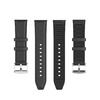 Techsuit - 20 mm-es óraszíj (W007) - Samsung Galaxy Watch 4/5/Active 2, Huawei Watch GT 3 (42 mm)/GT 3 Pro (43 mm) - Fekete - 2. kép