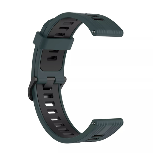 Techsuit - Óraszíj 20mm (W002) - Samsung Galaxy Watch 4/5/Active 2, Huawei Watch GT 3 (42mm)/GT 3 Pro (43mm) - Zöld