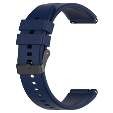 Techsuit - Óraszíj 20mm (W026) - Samsung Galaxy Watch 4/5/Active 2, Huawei Watch GT 3 (42mm)/GT 3 Pro (43mm) - Sötétkék