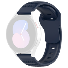 Techsuit - 20 mm-es óraszíj (W050) - Samsung Galaxy Watch 4/5/Active 2, Huawei Watch GT 3 (42mm)/GT 3 Pro (43mm) - Kék