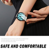 Techsuit - Defense360 Pro + Kijelzővédő - Samsung Galaxy Watch6 (40mm) - Fekete tok - 0. kép