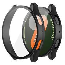 Techsuit - Defense360 Pro + Képernyővédő - Samsung Galaxy Watch7 (40mm) - Fekete tok