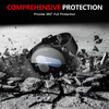 Techsuit - Defense360 Pro + Képernyővédő - Samsung Galaxy Watch7 (40mm) - Fekete tok - 4. kép