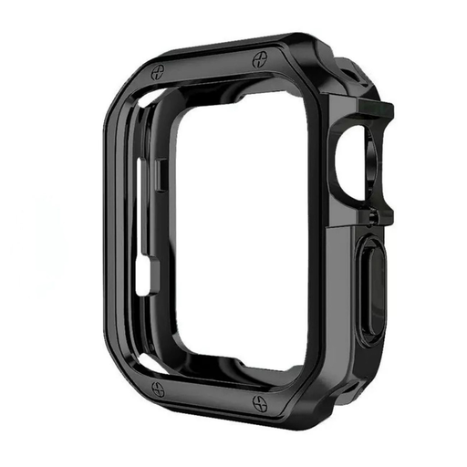 Soft Strong óra tok Apple Watch 46 mm (10. széria) - fekete Soft Strong óra tok Apple Watch 46 mm (10. széria) - fekete
