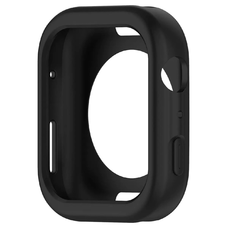 Szilikon Tok Apple Watch 45 mm (7/8/9-es széria) - fekete tok