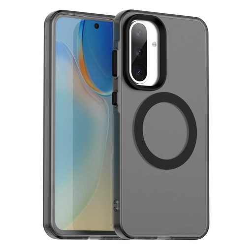 Techsuit - CandyCase MagSafe - Samsung Galaxy A56 5G - Fekete tok Techsuit - CandyCase MagSafe - Samsung Galaxy A56 5G - Fekete tok
