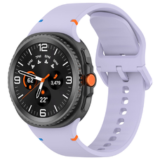 Techsuit - Óraszíj 22mm (W079) - Samsung Galaxy Watch8 40mm/Watch8 44mm/Watch8 Classic/Ultra 2 - Halvány Orgona
