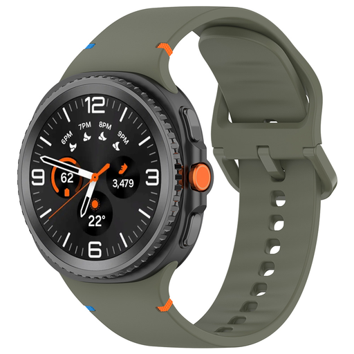 Techsuit - 22 mm-es óraszíj (W079) - Samsung Galaxy Watch8 40mm/Watch8 44mm/Watch8 Classic/Ultra 2 - Pine-sziget