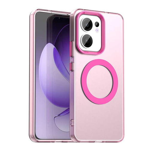  Techsuit - CandyCase MagSafe - Oppo Reno13 F 4G / Reno13 F 5G / Reno13 FS 5G - Rózsaszín tok
