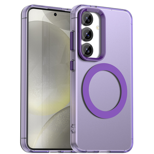 Techsuit - CandyCase MagSafe - Samsung Galaxy S24 - Lila tok Techsuit - CandyCase MagSafe - Samsung Galaxy S24 - Lila tok