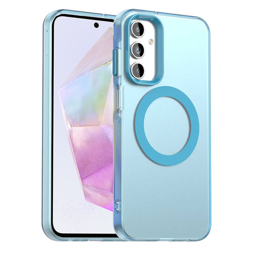 Techsuit - CandyCase MagSafe - Samsung Galaxy A35 5G - Kék tok Techsuit - CandyCase MagSafe - Samsung Galaxy A35 5G - Kék tok