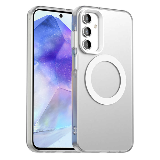 Techsuit - CandyCase MagSafe - Samsung Galaxy A55 5G - Fehér tok Techsuit - CandyCase MagSafe - Samsung Galaxy A55 5G - Fehér tok