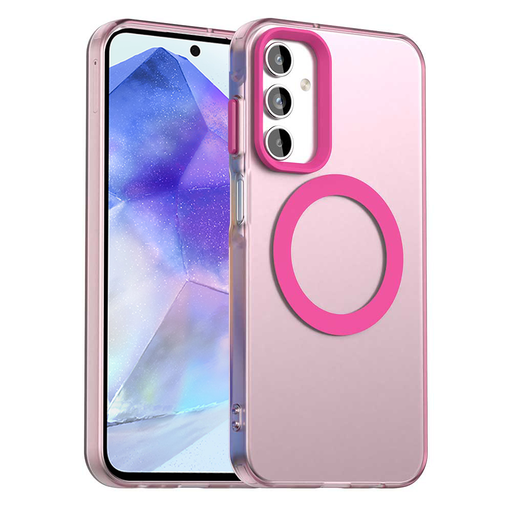 Techsuit - CandyCase MagSafe - Samsung Galaxy A55 5G - Rózsaszín tok Techsuit - CandyCase MagSafe - Samsung Galaxy A55 5G - Rózsaszín tok