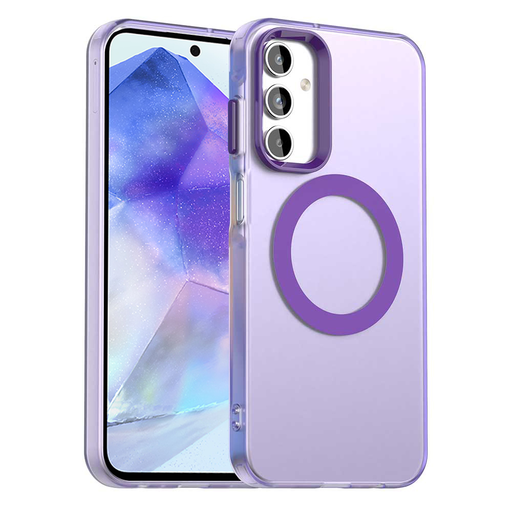Techsuit - CandyCase MagSafe - Samsung Galaxy A55 5G - Lila tok Techsuit - CandyCase MagSafe - Samsung Galaxy A55 5G - Lila tok