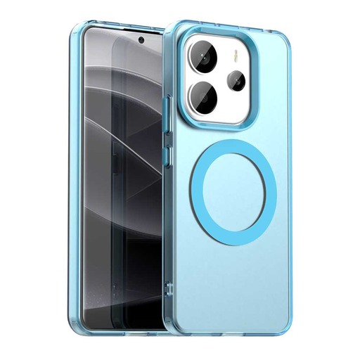 Techsuit - CandyCase MagSafe - Xiaomi Redmi Note 14 4G (Regionális) - Kék tok