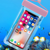 Vízálló telefon tok 115 mm x 220 mm medence tengerparti táska fekete tok - 1. kép