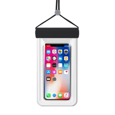 Vízálló telefon tok 115 mm x 220 mm medence tengerparti táska fekete tok