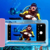 Vízálló telefon tok 115 mm x 220 mm medence tengerparti táska fekete tok - 2. kép