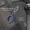 Techsuit - Masszív Páncél Pro Biztonságos Tartó (RSH1) - Apple AirTag Tok, fémgyűrűvel - Fekete tok - 4. kép