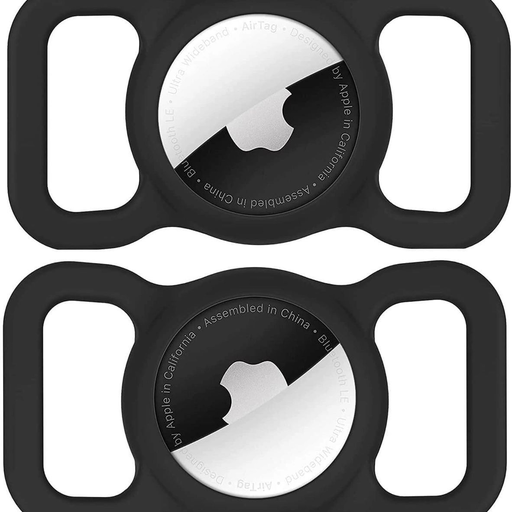 Apple AirTag Szilikon tok kutya vagy macska nyakörvhöz - Fekete Apple AirTag Szilikon tok kutya vagy macska nyakörvhöz - Fekete
