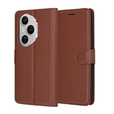 Techsuit - Bőr Tok - Honor 400 Pro - Barna tok
