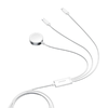 Apple Watch mágneses töltő Joyroom S-IW008 Lightning + USB-C 5V 1,2m (fehér) - 1. kép