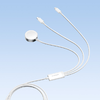 Apple Watch mágneses töltő Joyroom S-IW008 Lightning + USB-C 5V 1,2m (fehér) - 4. kép