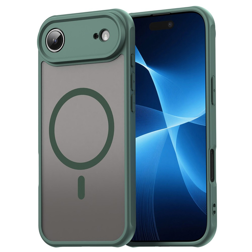 iPhone 17 Air - MagSafe Techsuit - HaloFrost II - Zöld tok
